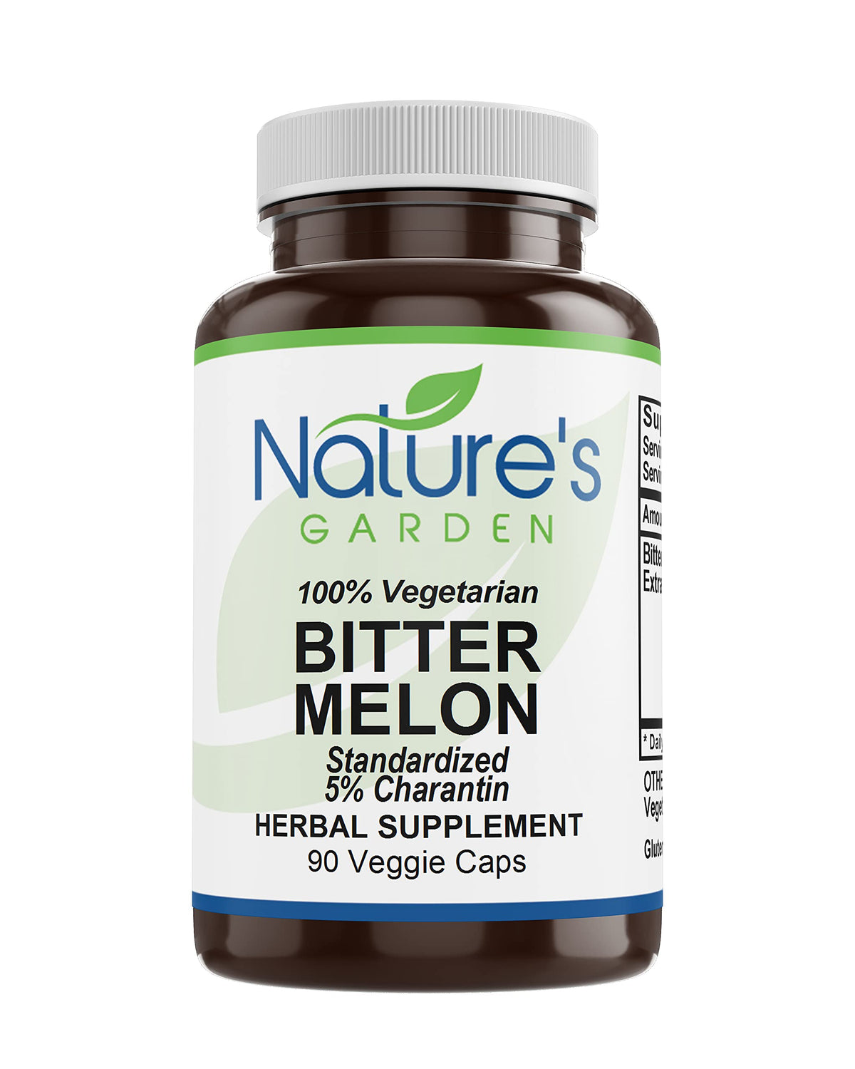 Nature's Garden Essentials Bitter Melon Extract 500mg - 90 Vegetarian Capsules