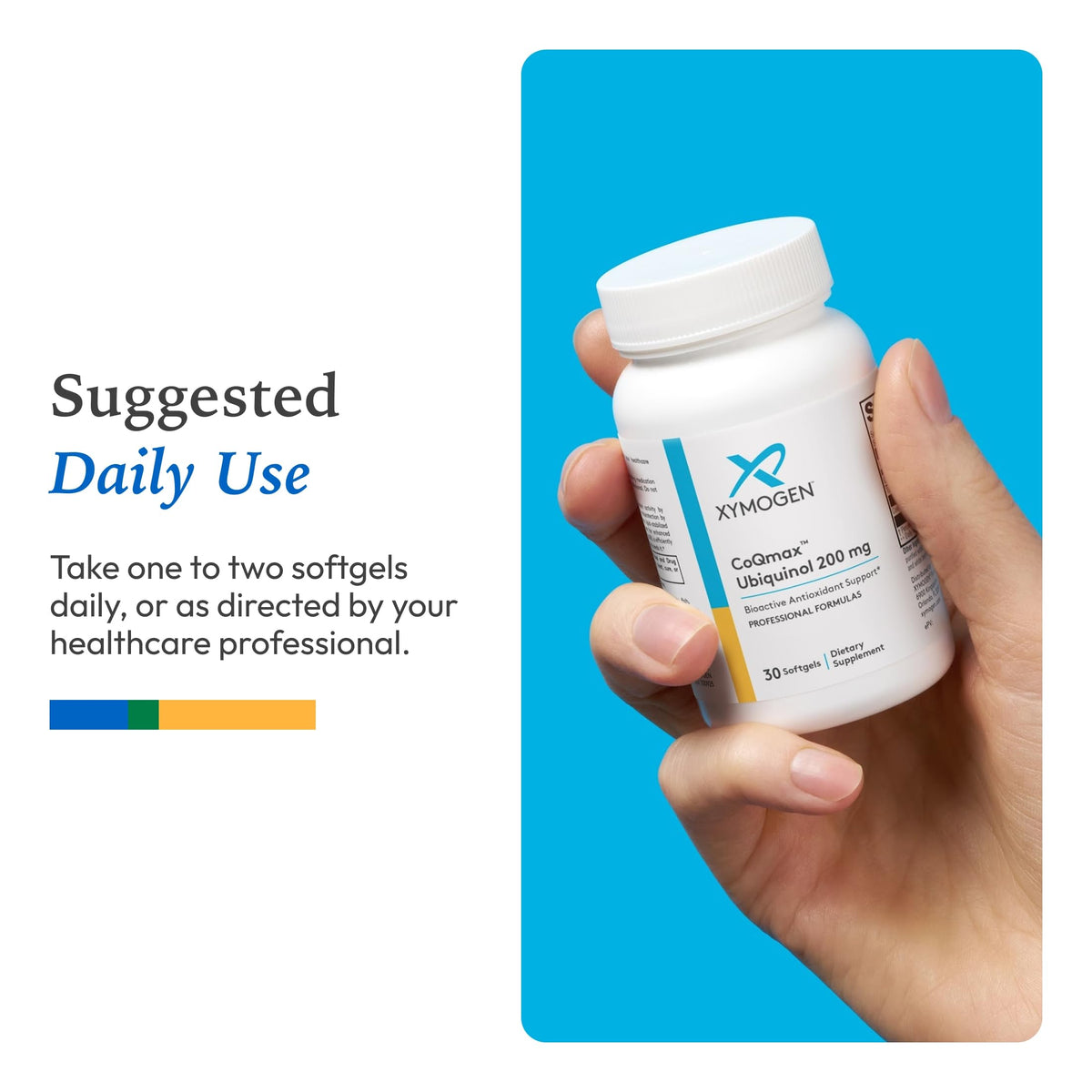 XYMOGEN CoQmax Ubiquinol Antioxidant Support - 30 Softgels - image 7