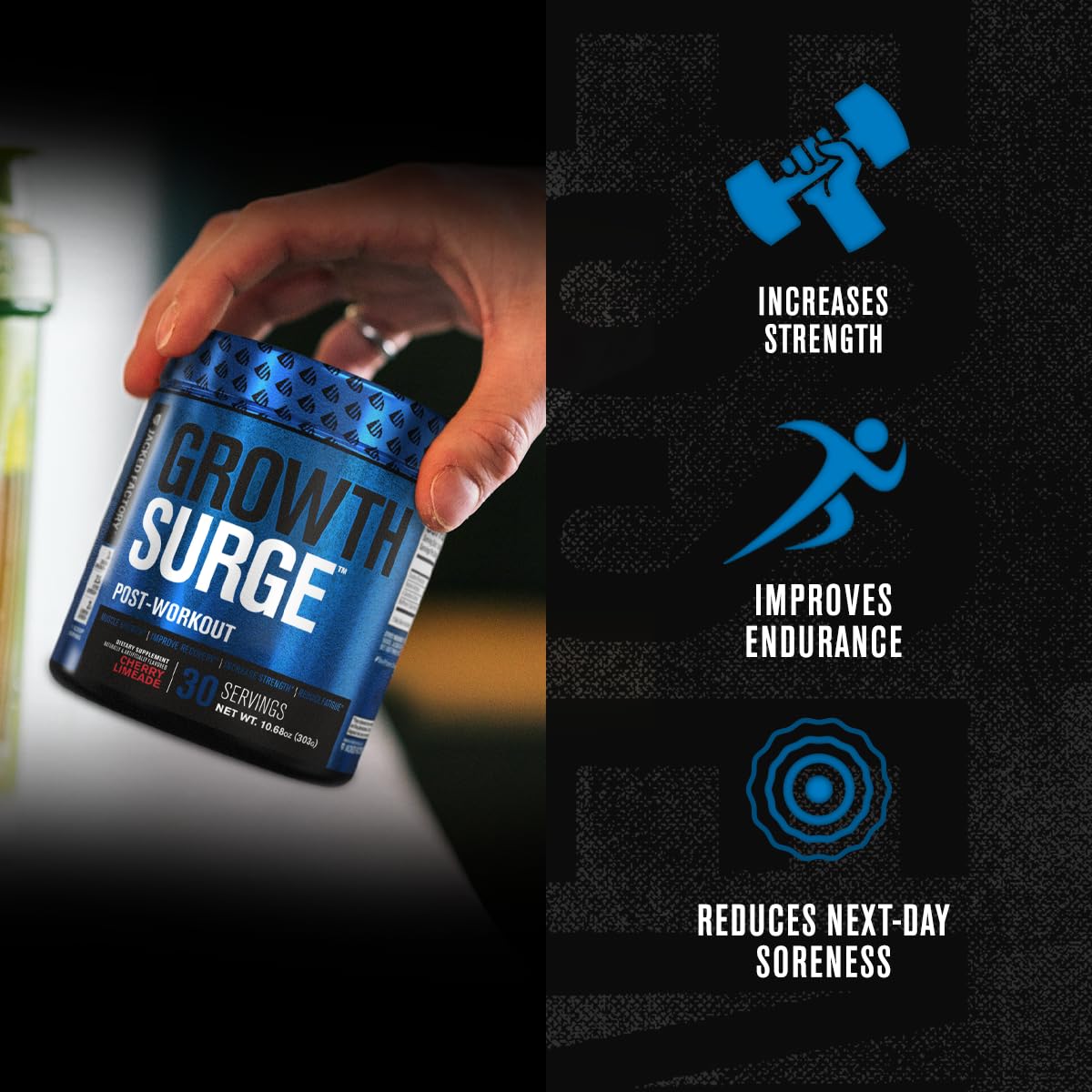 Jacked Factory Growth Surge Creatine Post Workout w/L-Carnitine