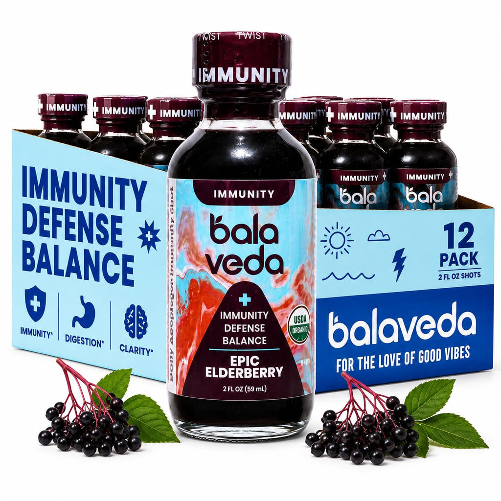 Balaveda Organic Wellness & Energy Shots Variety Pack