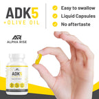 ALPHA RISE ADK 5 Vitamin Supplement with Olive Oil - 90 Capsules - image 7