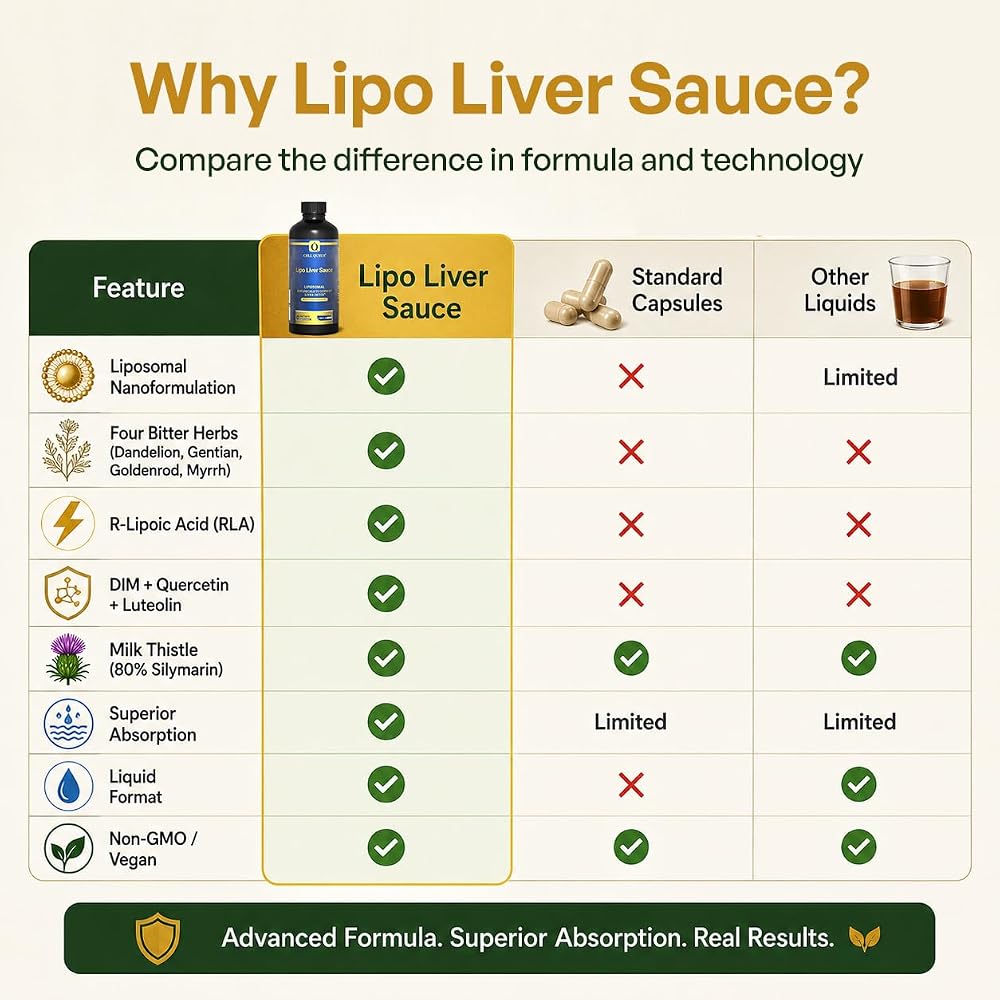 Cellqueue Lipo Liver Sauce Liposomal Liquid - 3.38 Fl Oz - image 5