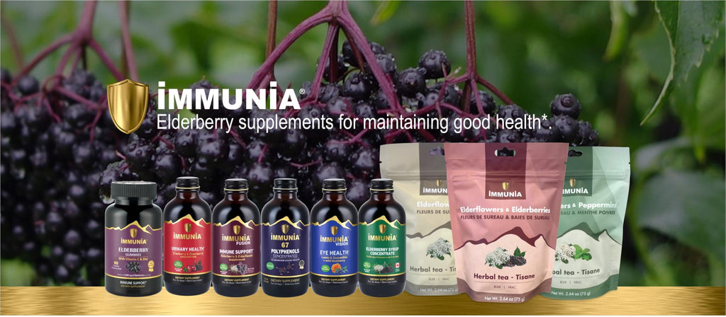 Immunia Elderberry & Wild Blueberry Concentrated. Immune Support.