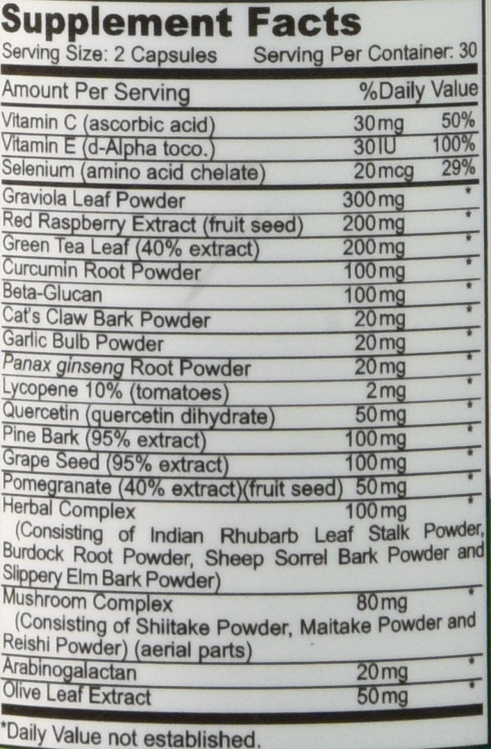 Gold Banner Immune Support Supplement Antioxidant Complex - 60 Capsules - image 5