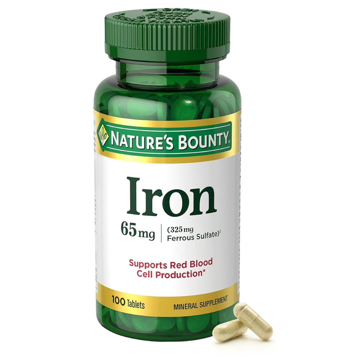 Nature's Bounty Iron 65mg - 100 Tablets