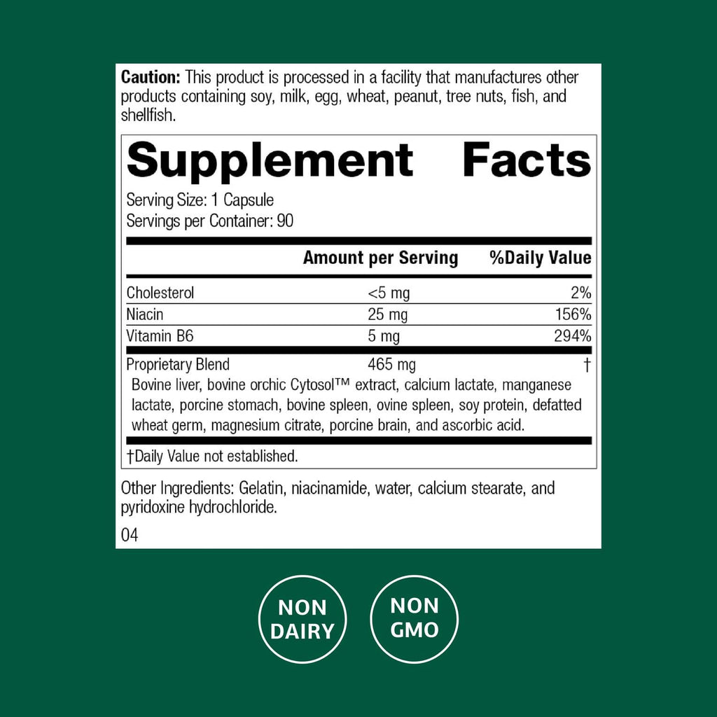 Standard Process Orchex Emotional Balance Supplement - 90 Capsules - image 2