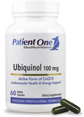 Patient One Ubiquinol 100 mg Active Form CoQ10 - 60 Capsules