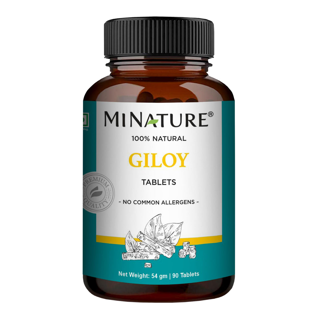 minature Giloy 1000 mg Natural Supplement - 90 Tablets