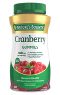 Nature's Bounty Cranberry Gummies Cran-Raspberry - 150 Count