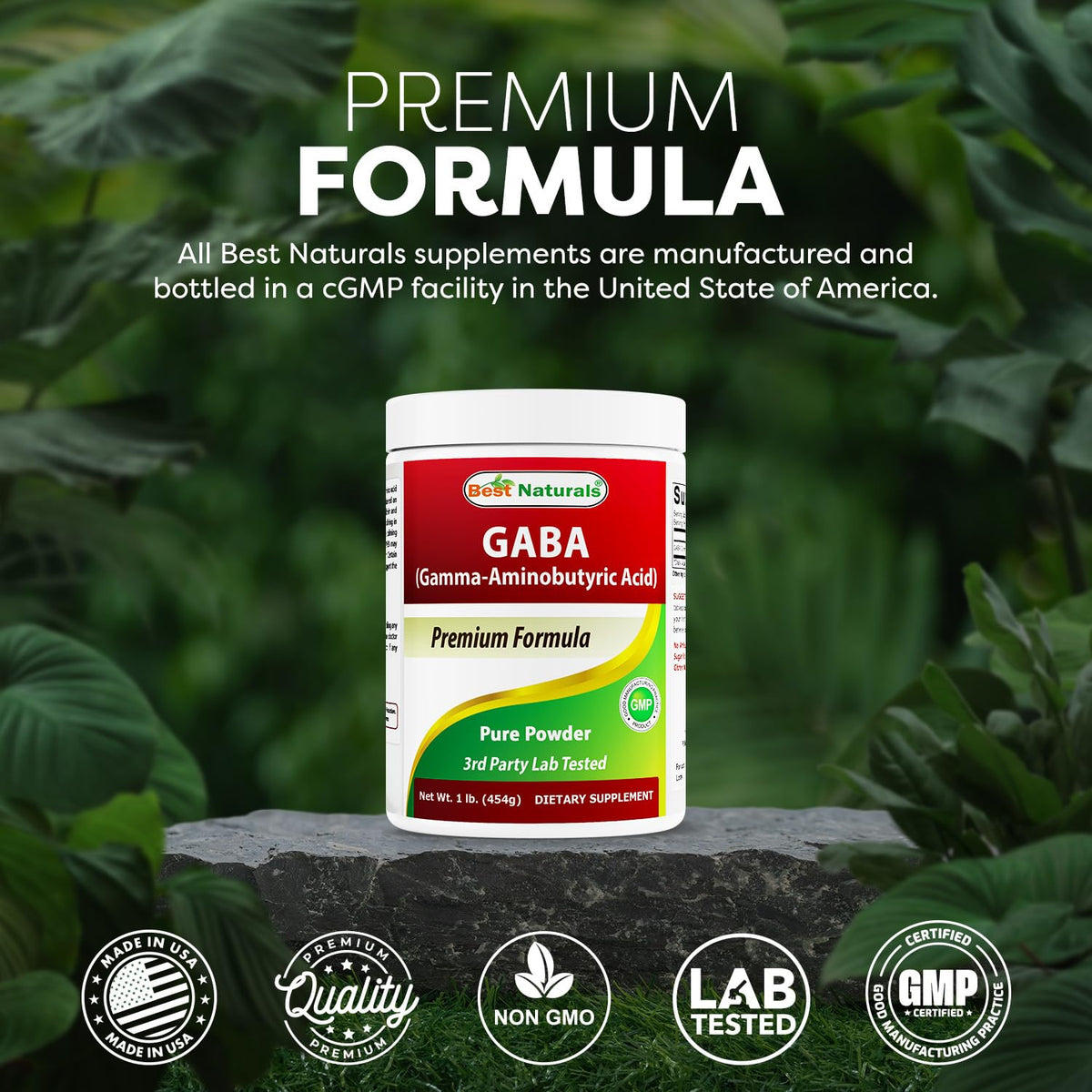 Best Naturals GABA Pure Powder - 1 Pound - image 5