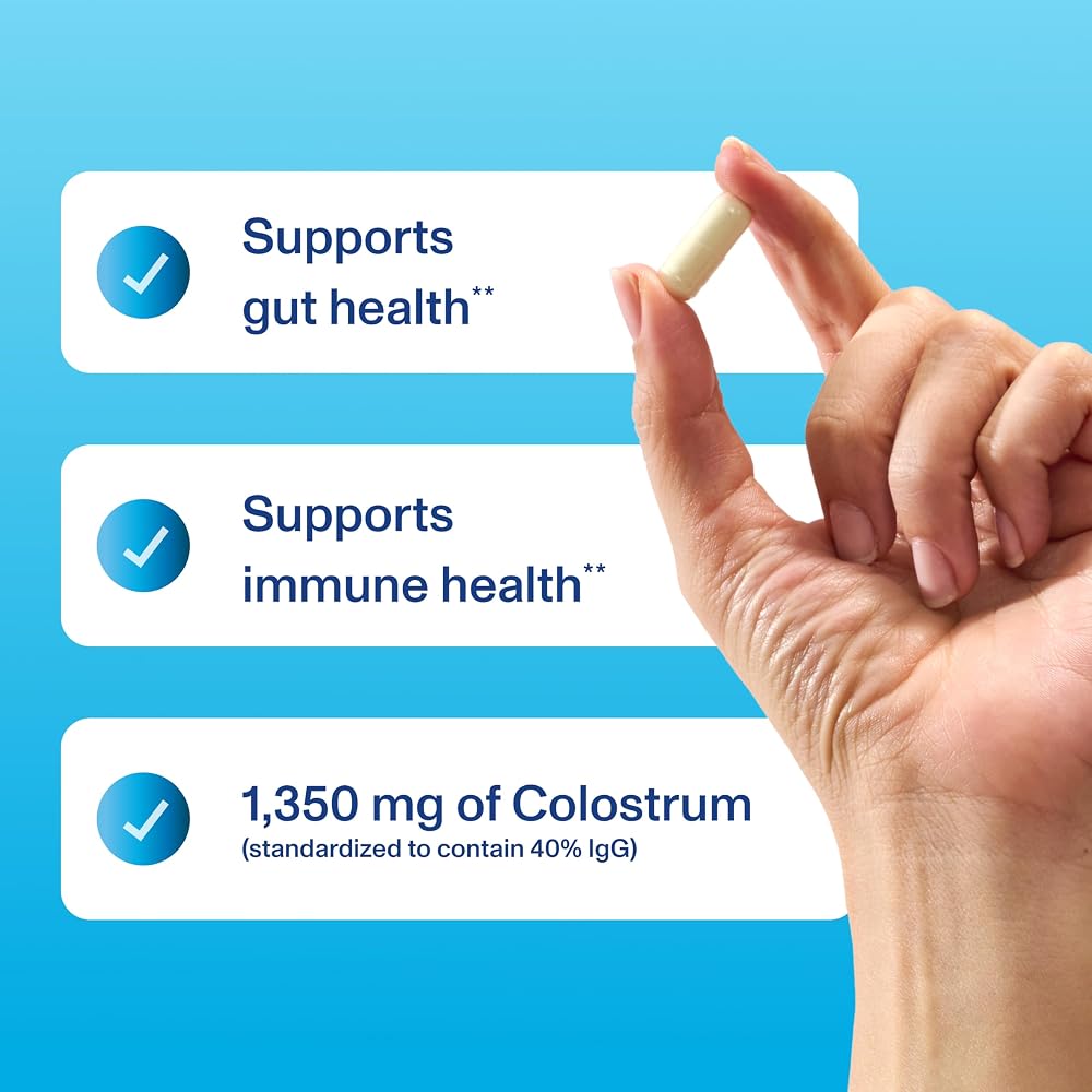Vital Proteins Bovine Colostrum Supplement - 90 Capsules - image 2