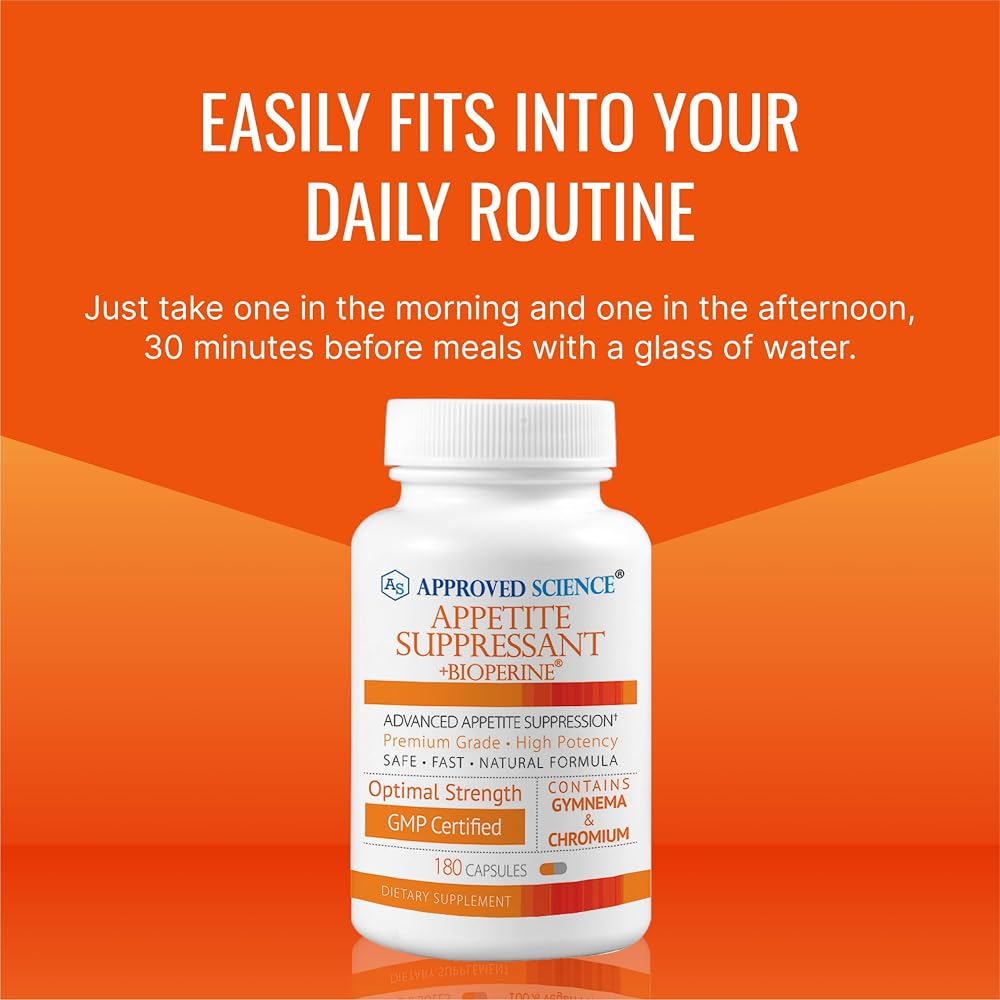 Approved Science Appetite Suppressant - 180 Capsules - image 6