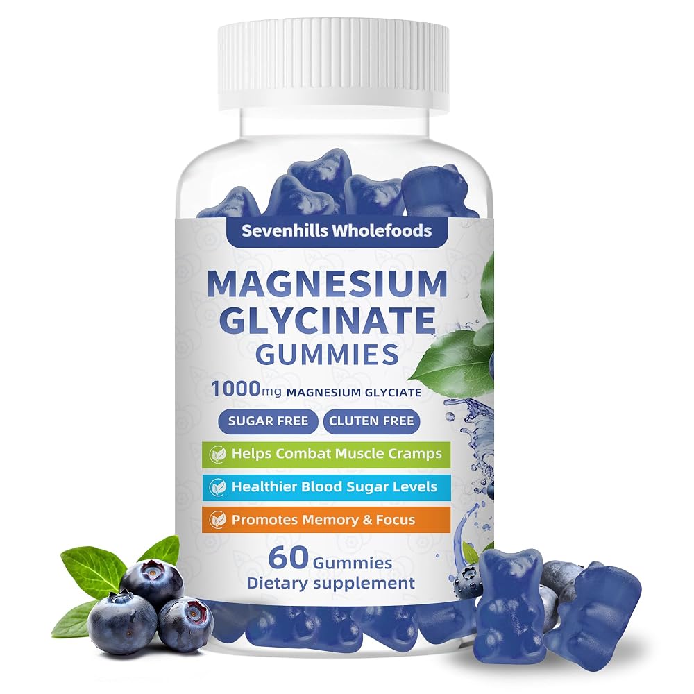 Sevenhills Wholefoods Magnesium Glycinate Gummies 1000mg