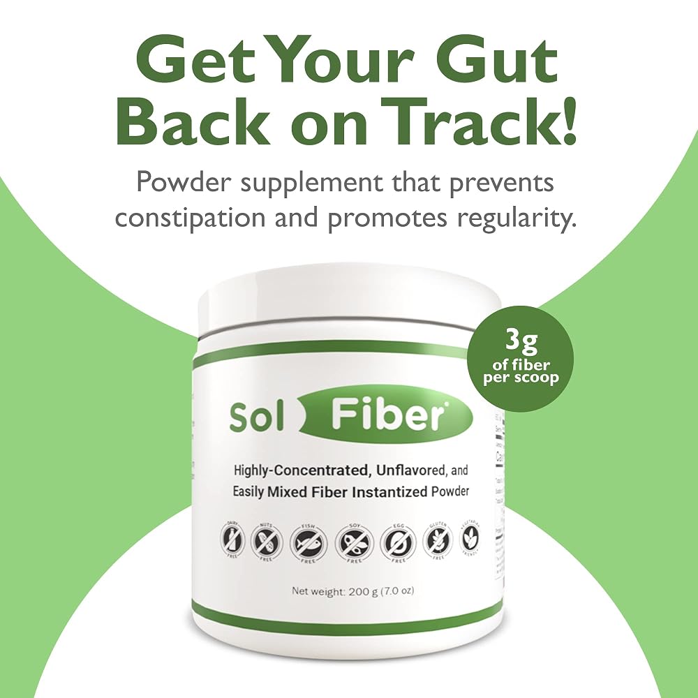 Solace Nutrition SolFiber Prebiotic Powder - 60 Servings - image 2