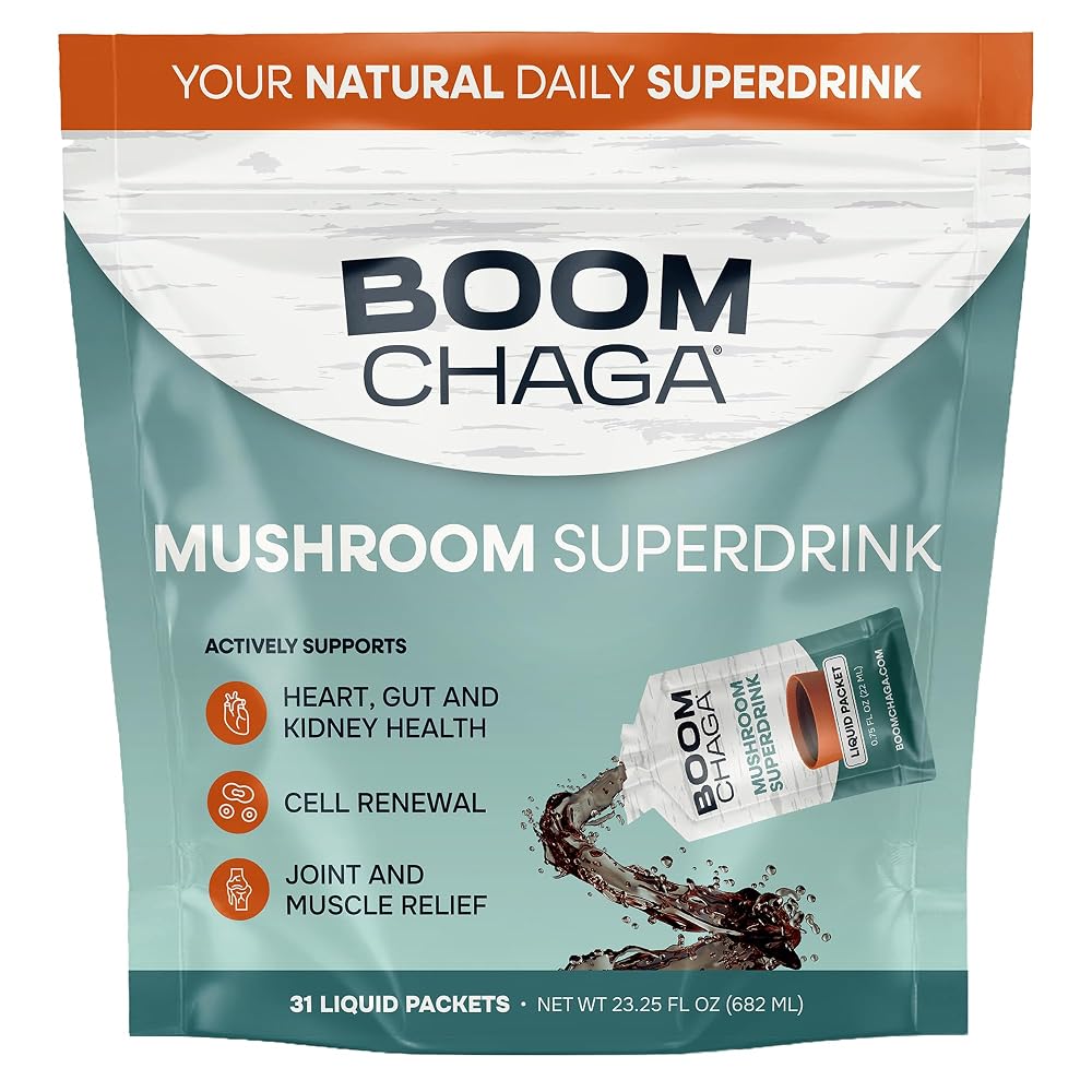 BOOM Chaga Mushroom Liquid Concentrate Packets