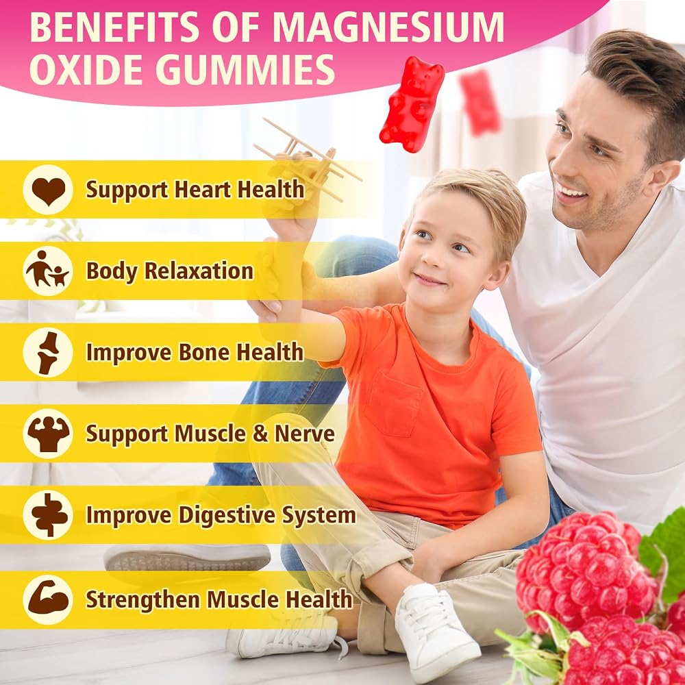 GrnLife Magnesium Oxide Gummies 400mg