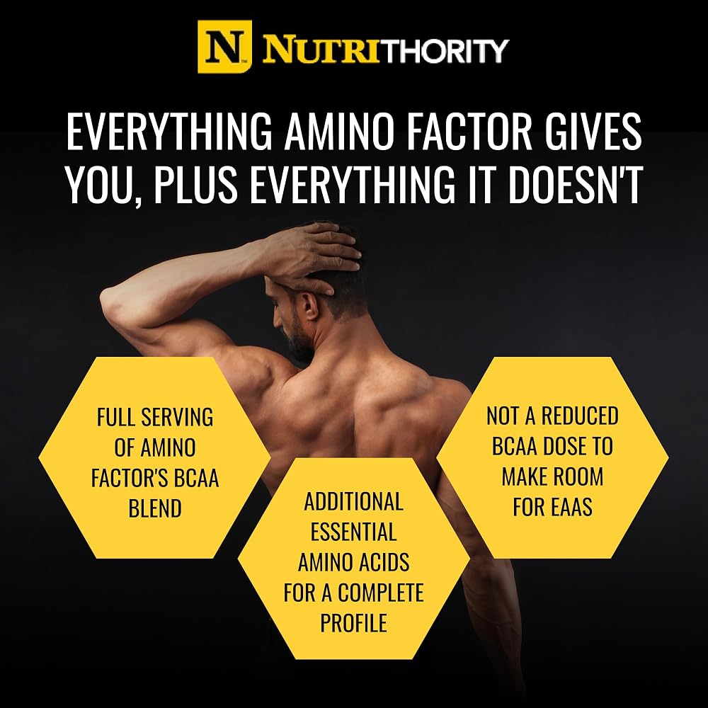 Nutrithority Leucine Enriched Essential Amino Acids Supplement (30