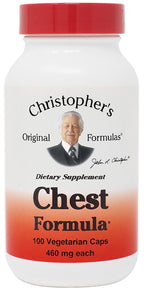 Christopher's Original Formulas Chest Formula - 100 Vegetarian Capsules