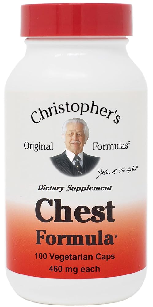 Christopher's Original Formulas Chest Formula - 100 Vegetarian Capsules