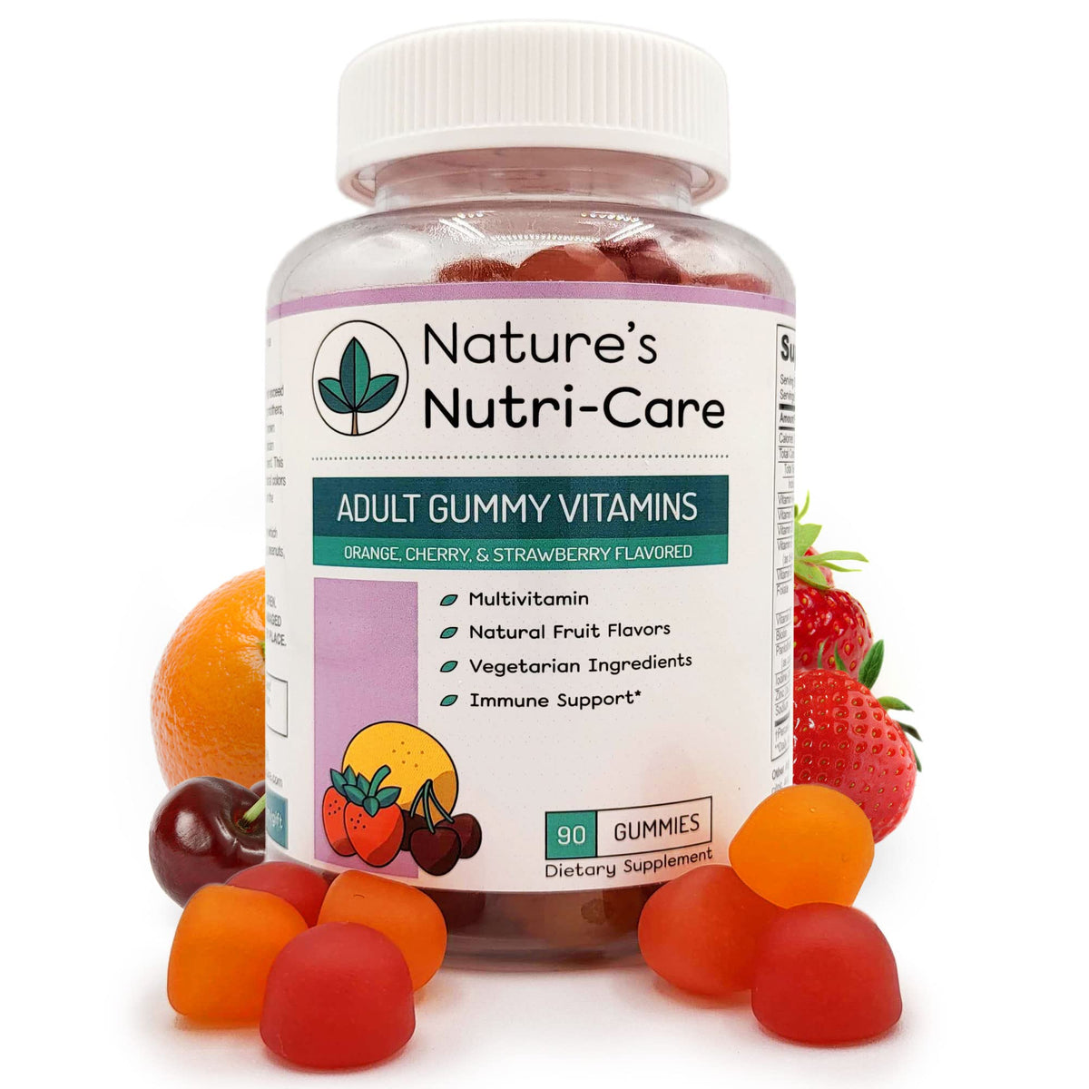 Nature's Nutri-Care Multivitamin Gummies for Women & Men - 90 Count