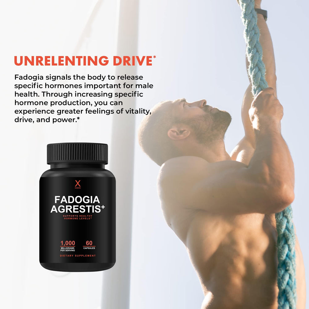 HUMANX Fadogia Agrestis Tongkat Ali Beta Ecdysterone - 60 Capsules - image 4