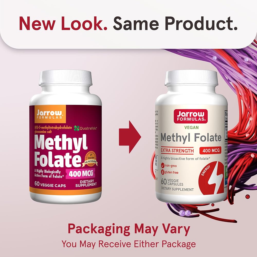 Jarrow Formulas Methyl B-12 & Methyl Folate Bundle - 160 Count - image 6