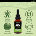 GreenIVe Apple Cider Vinegar Drops with The Mother - 1 fl oz - image 3