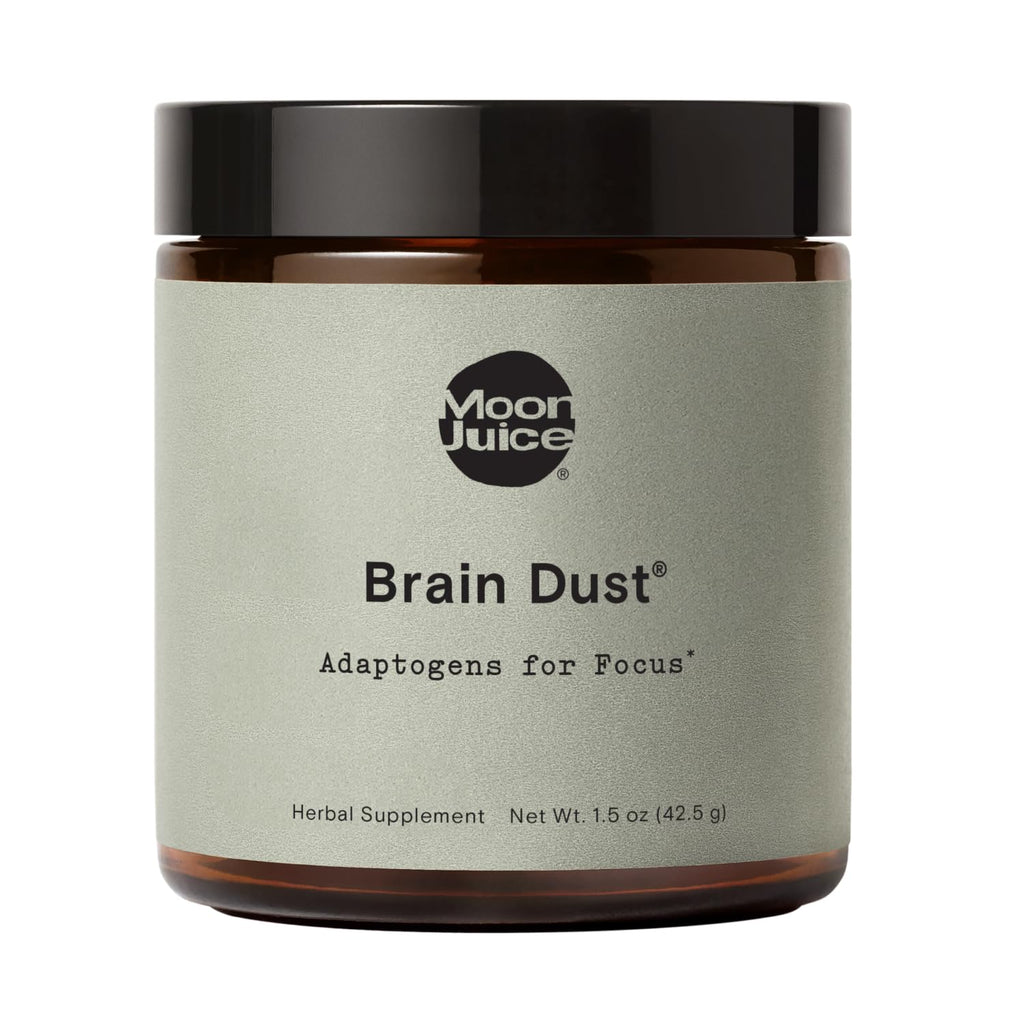 Moon Juice Brain Dust Mushroom Supplement for Memory & Focus - 1.5oz