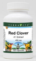 Terravita Red Clover 4:1 Extract 450 mg - 100 Capsules