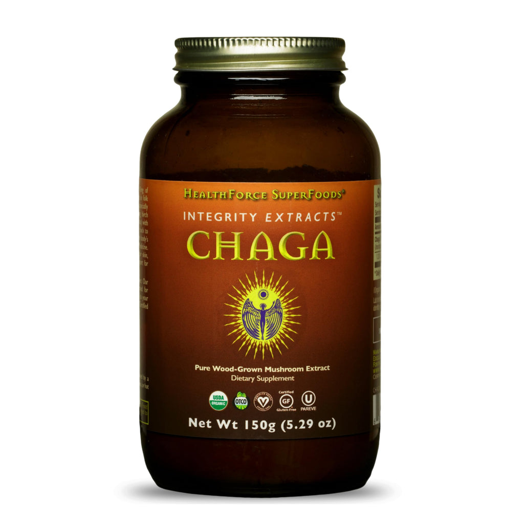 HEALTHFORCE SUPERFOODS Integrity Extracts Chaga Powder - 150 Grams