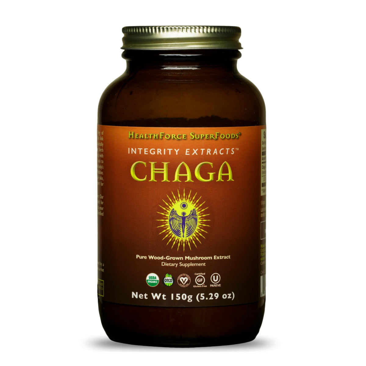 HEALTHFORCE SUPERFOODS Integrity Extracts Chaga Powder - 150 Grams