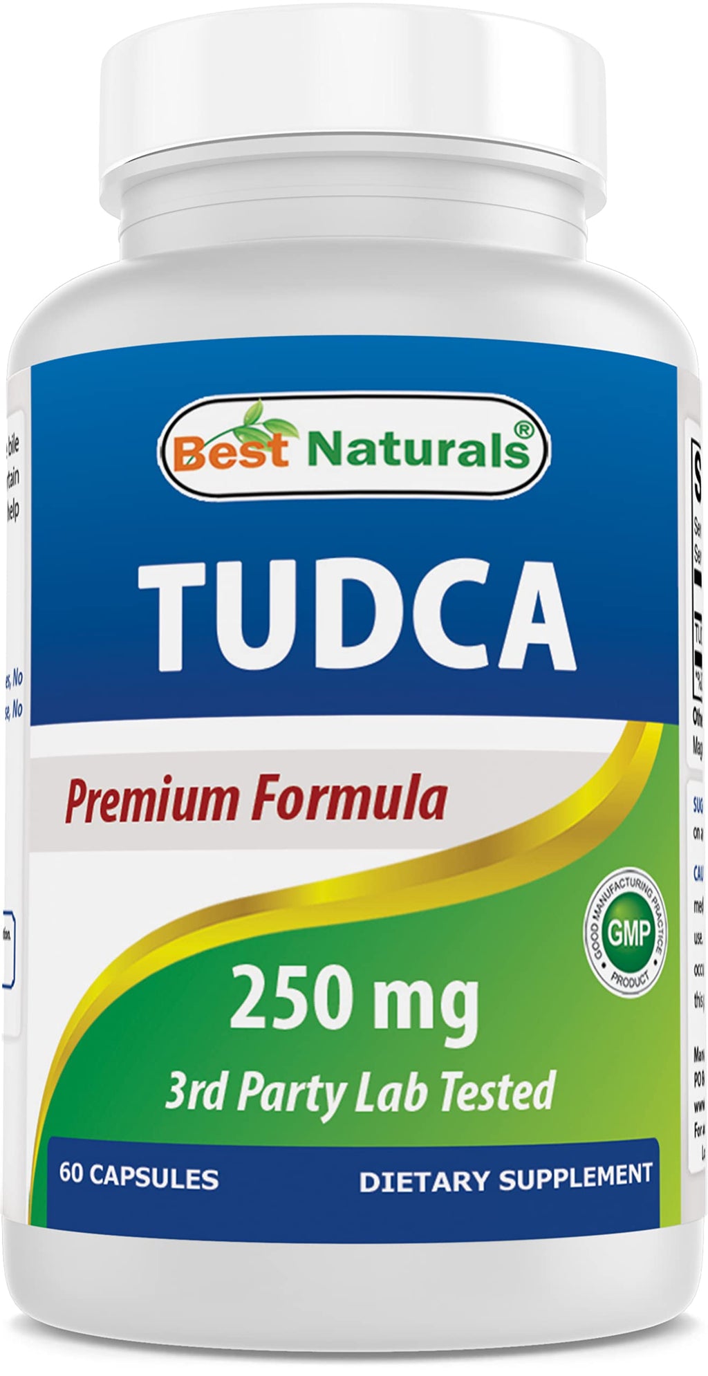 Best Naturals TUDCA 250mg (Tauroursodeoxycholic Acid) - 60 Veg