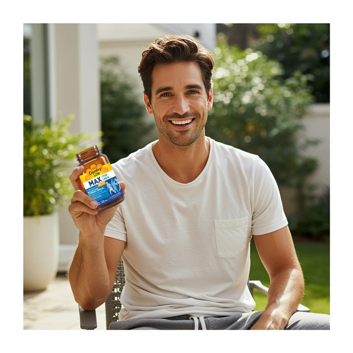 Country Life Max for Men Iron-Free Multivitamin - 120 Tablets - image 2