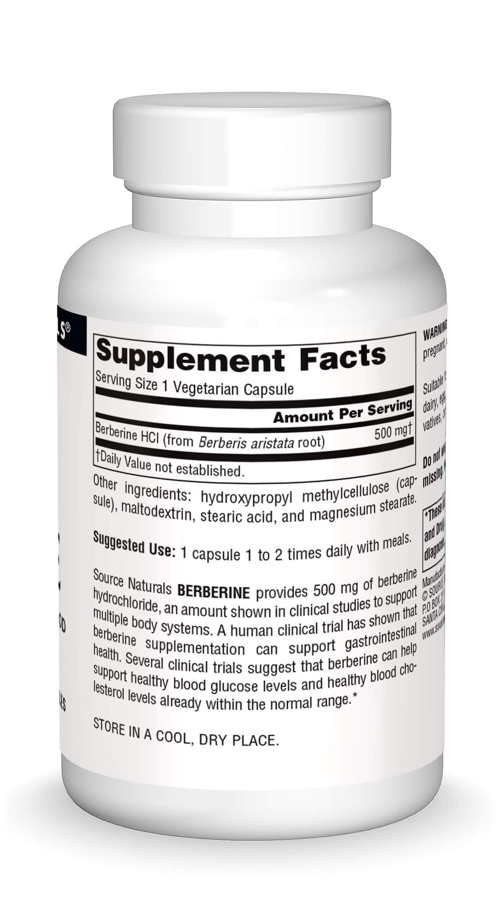 Source Naturals Berberine Vegetable Capsule