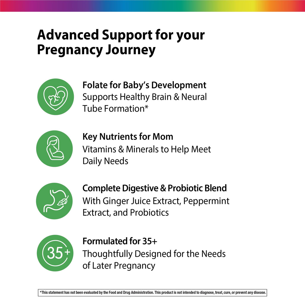 Rainbow Light 35+ Mom & Baby Multivitamin - 60 Caplets - image 4