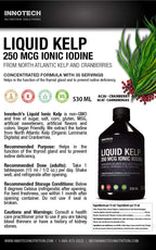 Innotech Nutrition Liquid Ionic Kelp Iodine Supplement - 530ml - image 3