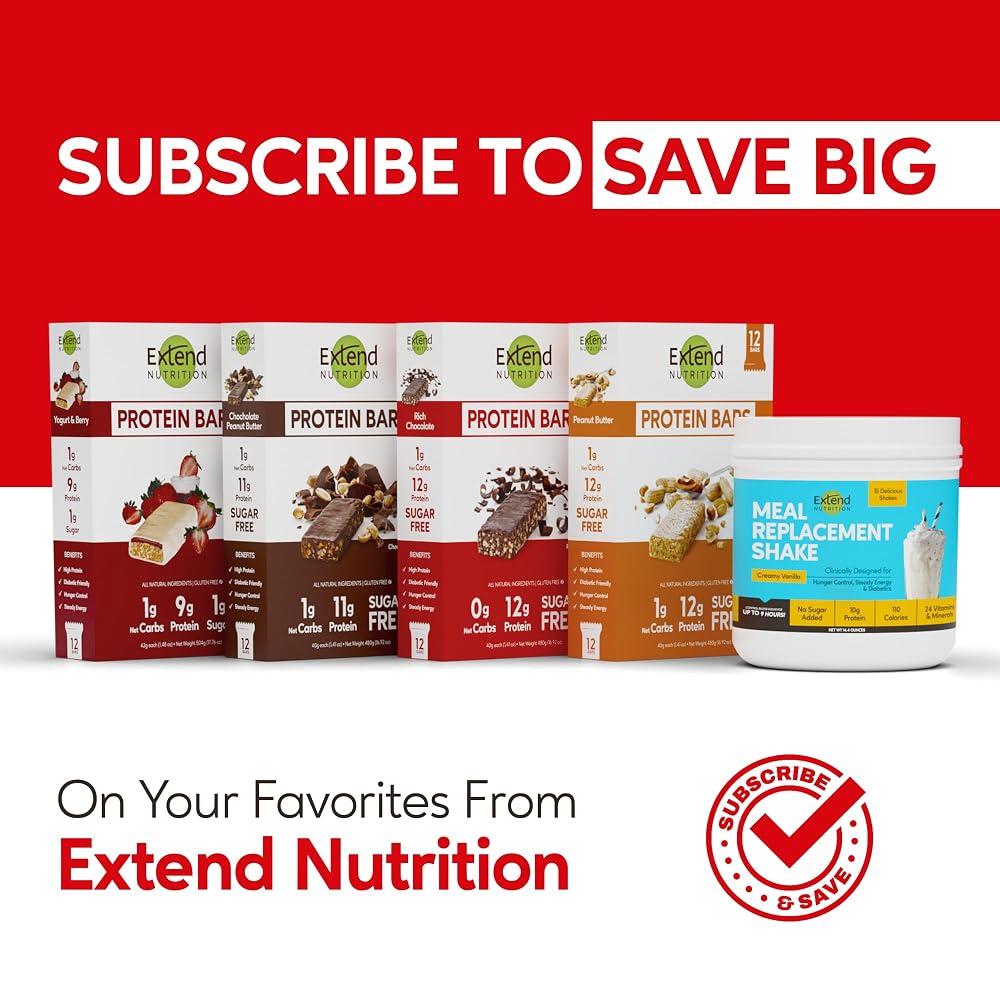 Extend Bar Sugar Free Protein Bars 12g Protein - 12 Count - image 8