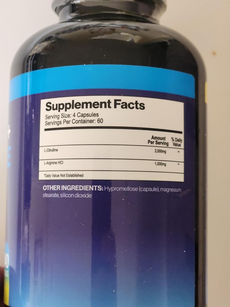 Nutriment Boutique L-Arginine L-Citrulline Complex 3000mg - 240 Capsules - image 2
