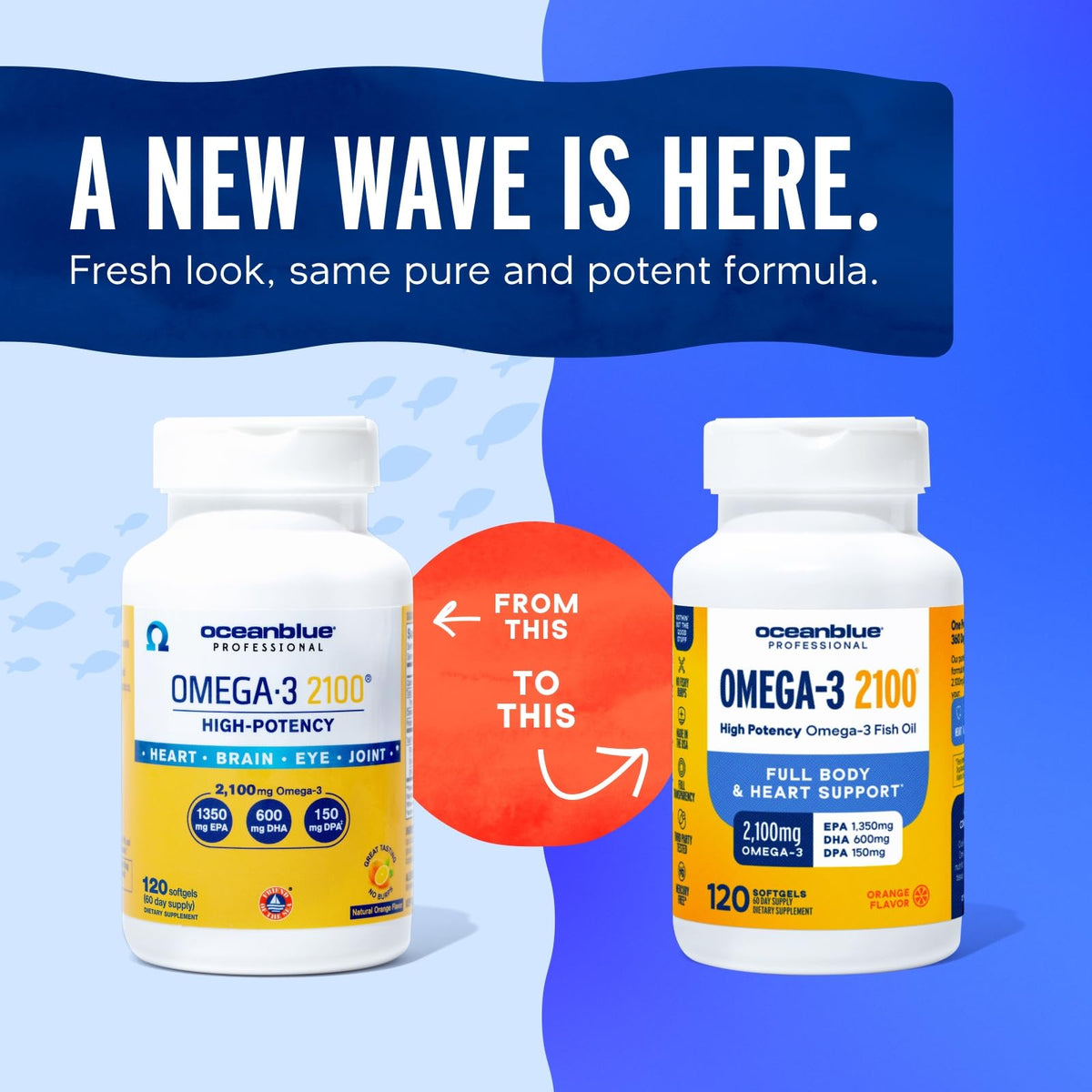 Oceanblue Professional Omega-3 2100 - 120 Softgels - image 2