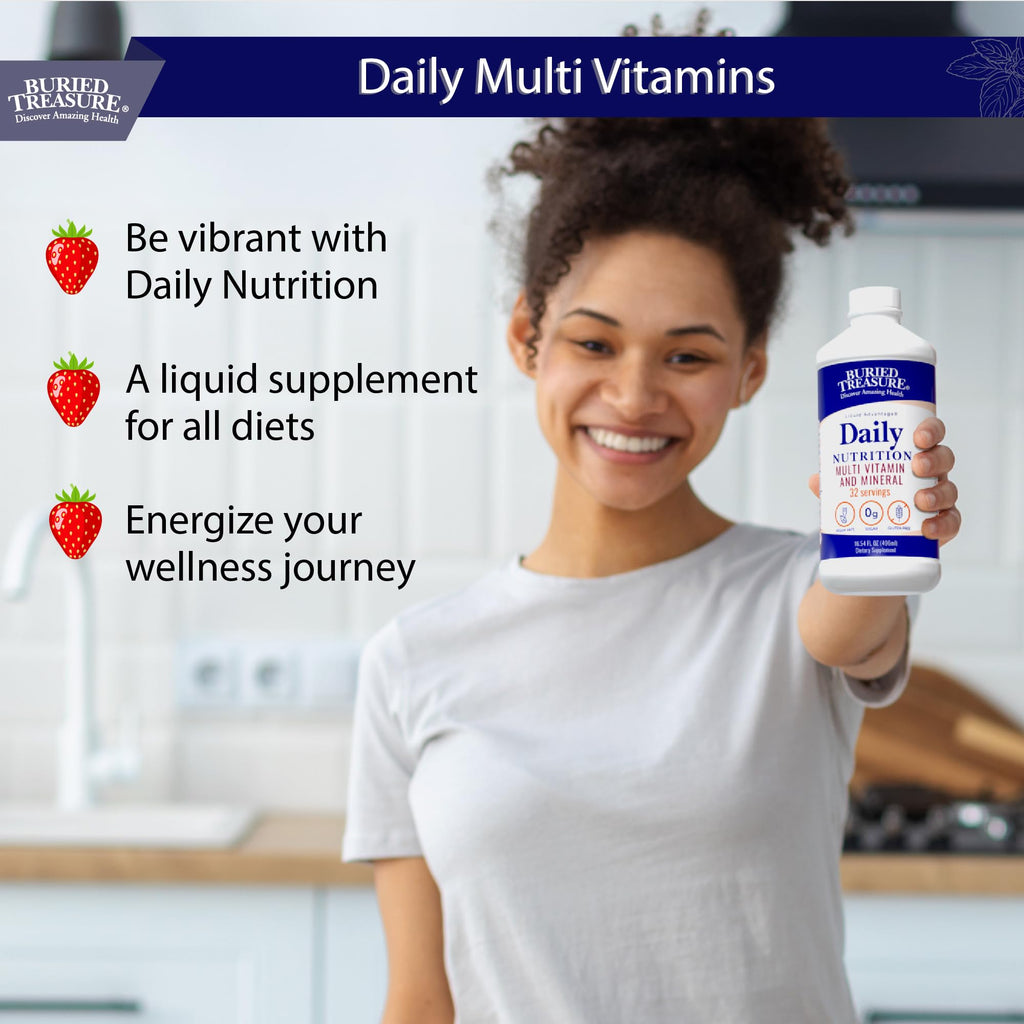 Buried Treasure Daily Nutrition Liquid Multivitamin - 32 Servings - image 7
