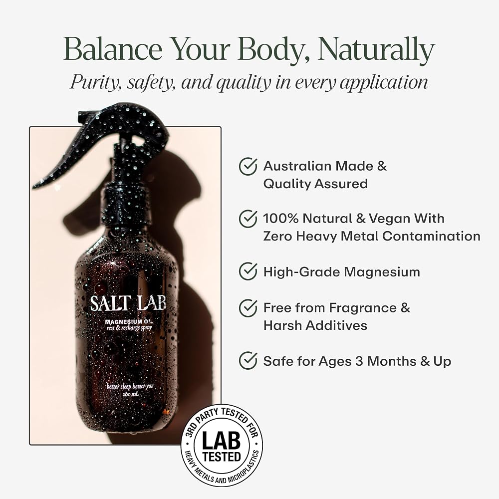 Salt Lab Magnesium Oil Spray for Sleep & Muscle Recovery - 6.8 Fl Oz - image 3