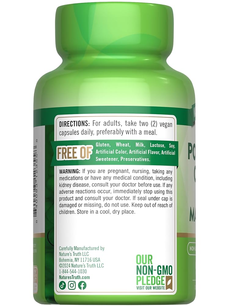 Nature's Truth Potassium Magnesium Citrate Capsules - 90 Count - image 7
