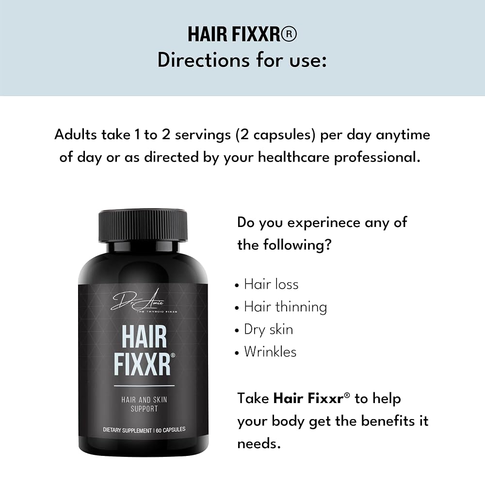 Fixxr Hair by Dr. Amie Collagen Protein Complex - 60 Capsules - image 5