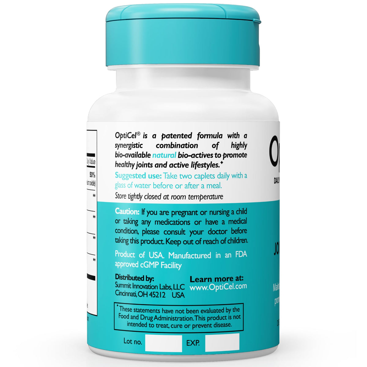 OptiCel Joint Health Supplement for Easy Movement - 60 Capsules - image 5
