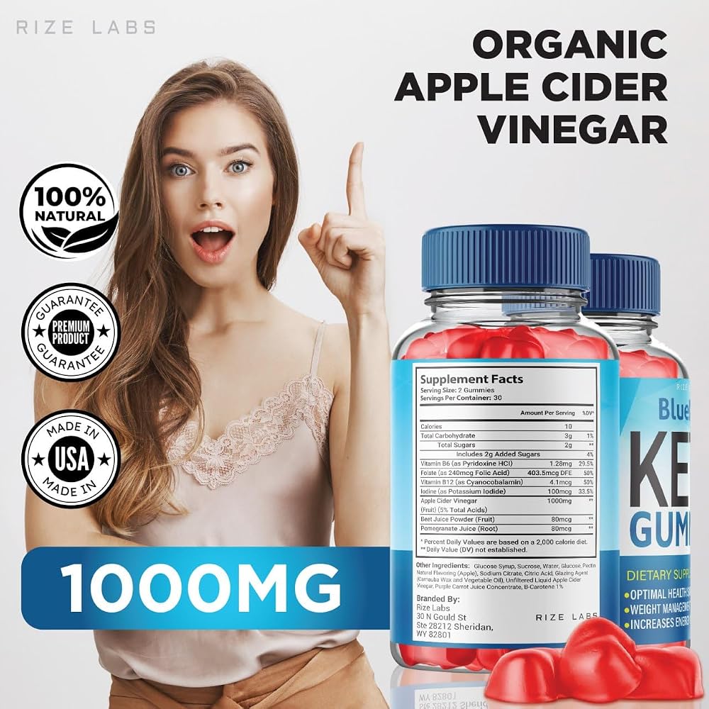 rize labs BlueBurn Keto ACV Gummies for Weight Loss - 180 Gummies - image 8