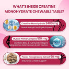 Zeylamum Creatine for Women with Collagen & BCAA - 90 Chews - image 5