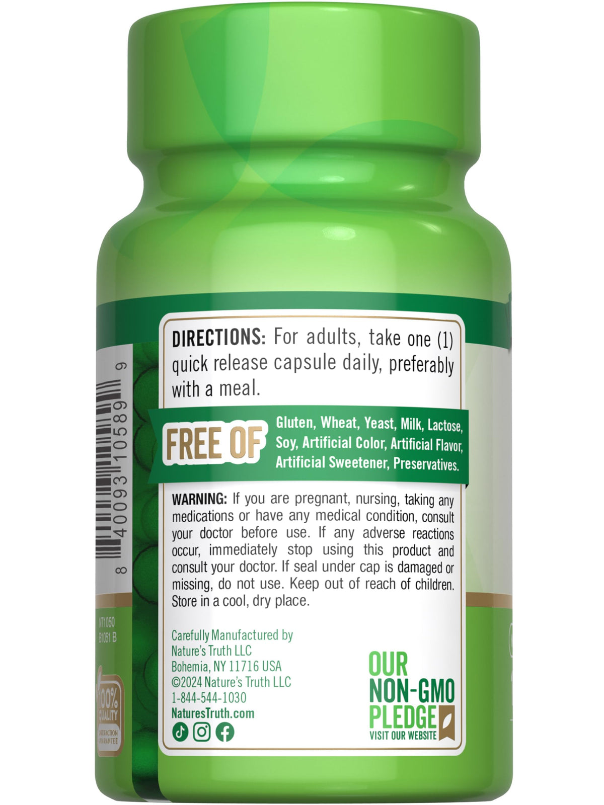 Nature's Truth B2 Vitamin Riboflavin 100mg - 100 Capsules - image 7