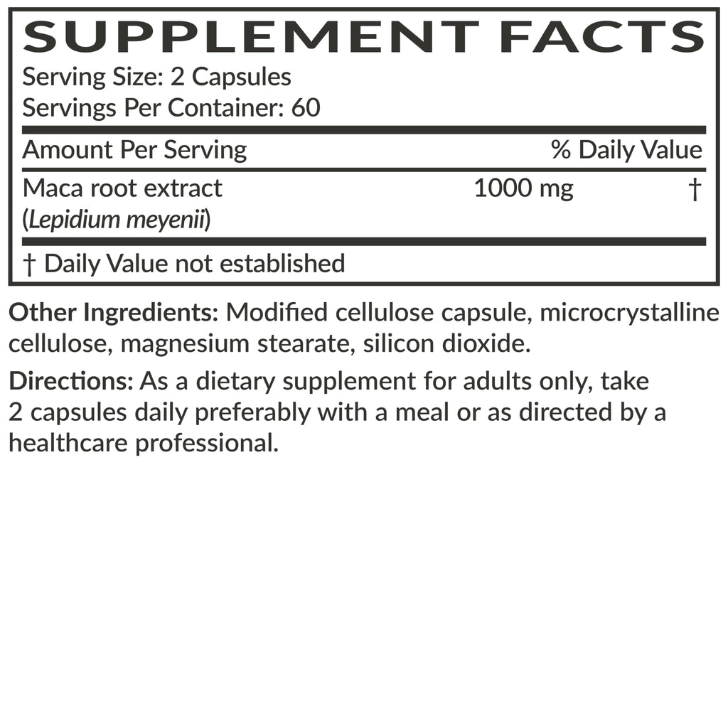 Futurebiotics Maca Root Extra Strength 4000 MG Supports Energy