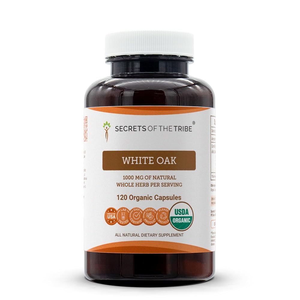 Secrets of the Tribe White Oak USDA Organic Capsules
