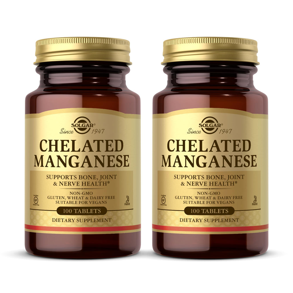 Solgar Chelated Manganese Bone & Joint Support - 200 Tablets